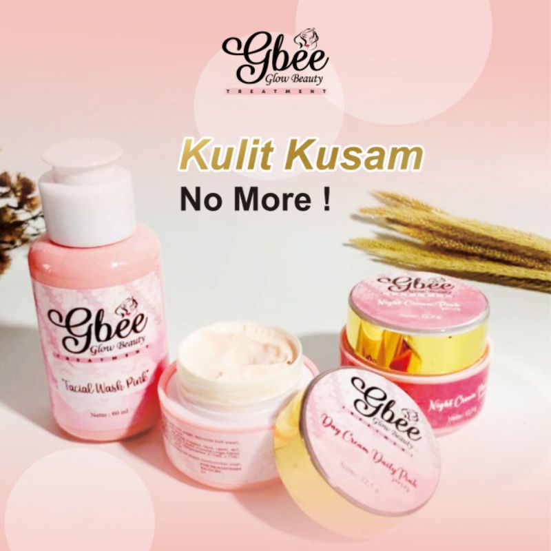( TERMURAH) Eceran / Satuan gbee GLOW BEAUTY Skincare Herbal / Cream pemutih wajah-1