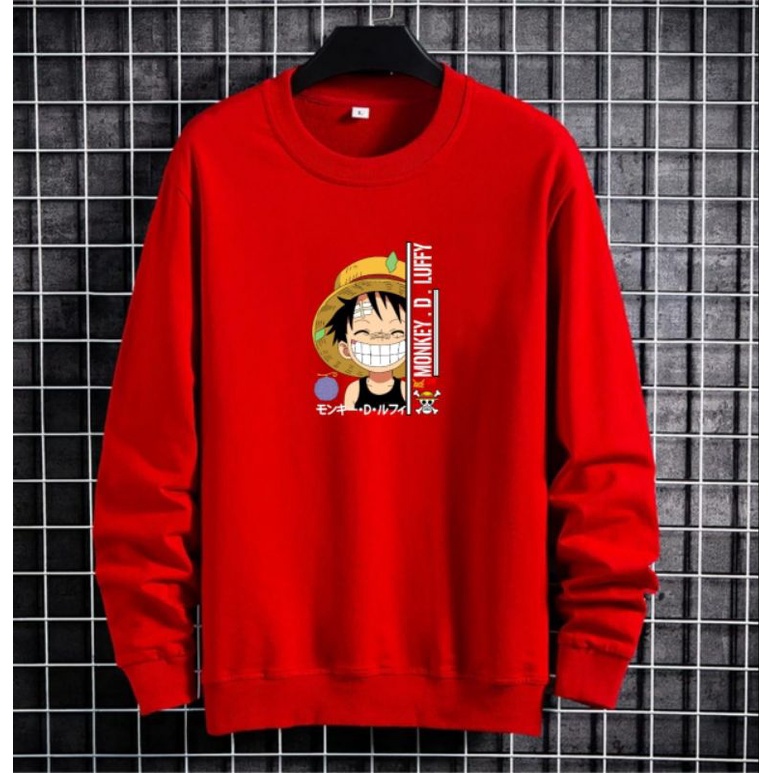 COD/DS/BAJU SWEATER LUFFY NYENGIR (M-L-XL)