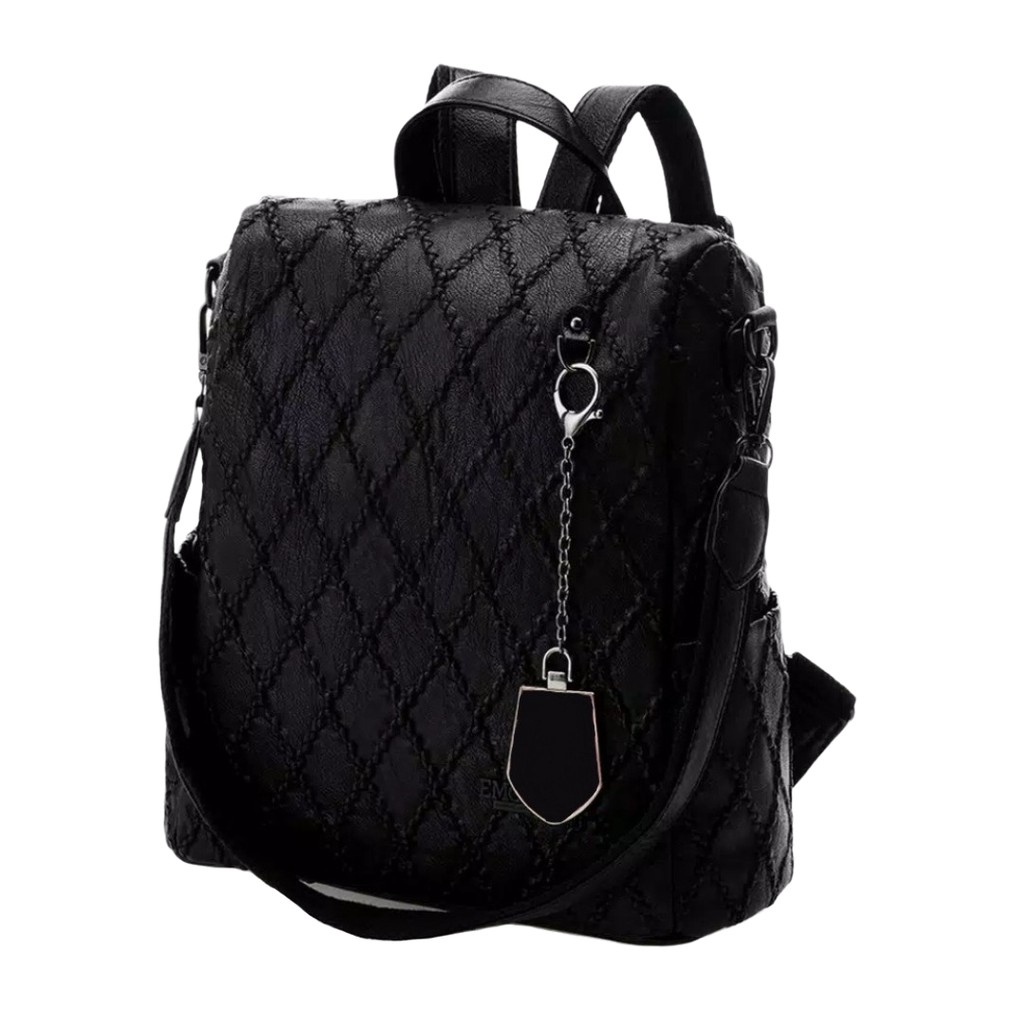 AZLAN_SHOP06 / TAS RANSEL KULIT FASHION WANITA TERBARU 2021 STYLE BACKPACK STYLISH BISA COD