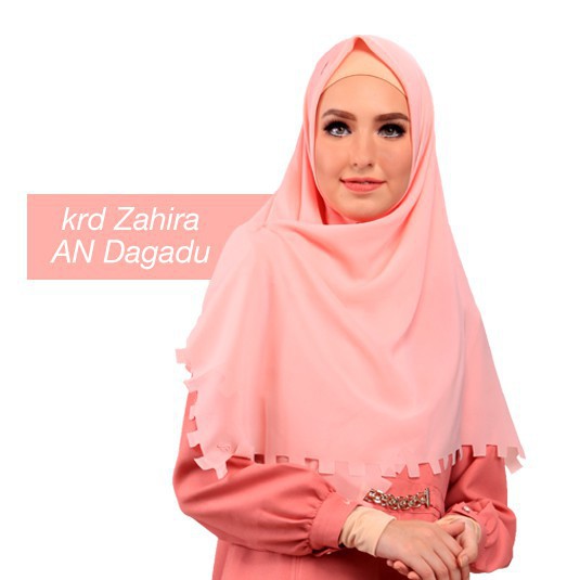 Rabbani - Kerudung Segi Empat Zahira NK Dagadu S - Fashion Muslim - Zaidan Mall