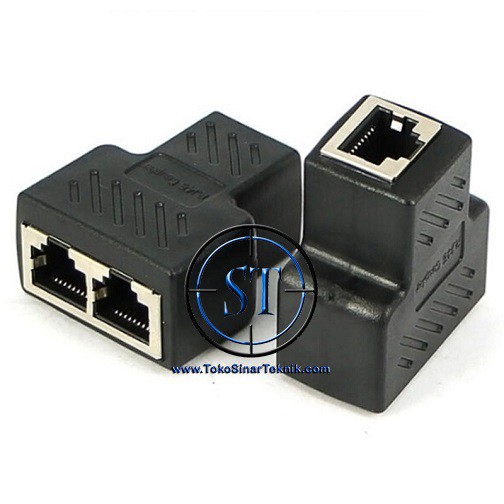 RJ45 Splitter Metal 1-2 Ethernet LAN Divider Network Extender Inttenet Wifi Wireless  BA-103-M