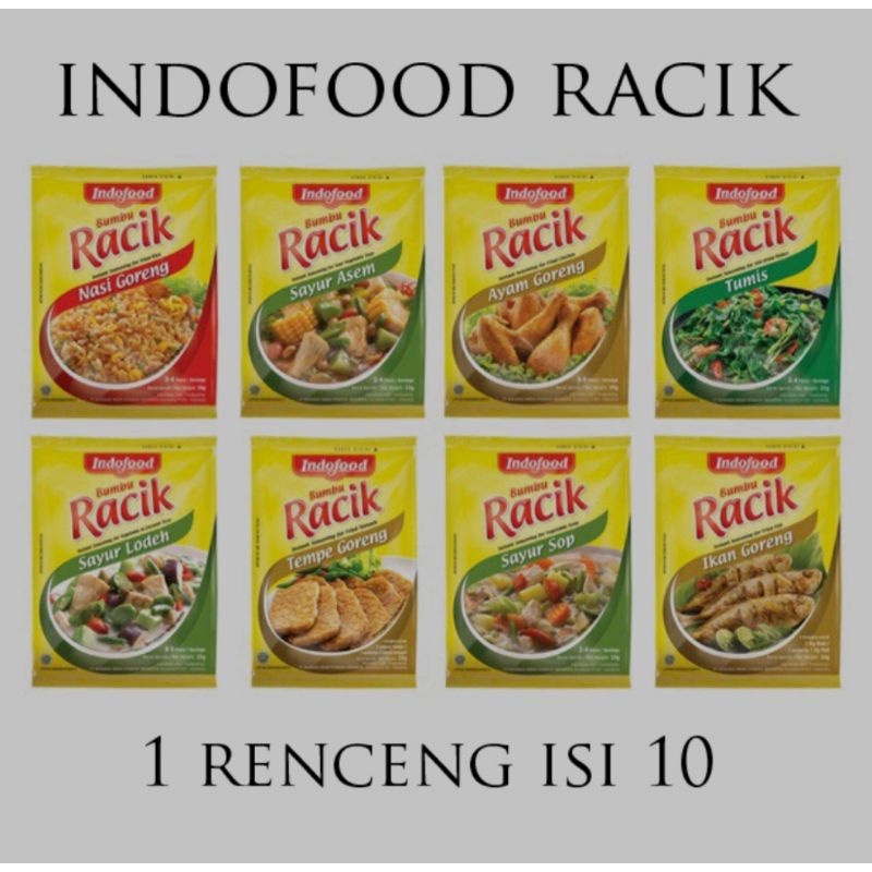 

Indofood Bumbu Racik Ayam Goreng 20gr