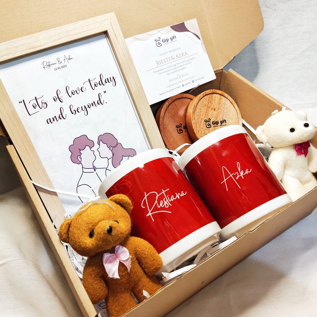 

GG- Hampers Gift box custom Hadiah Pernikahan