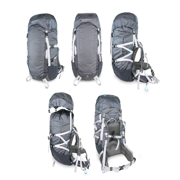 Alan - Tas Gunung Carrier Consina ALPINE 60L - Abu-abu