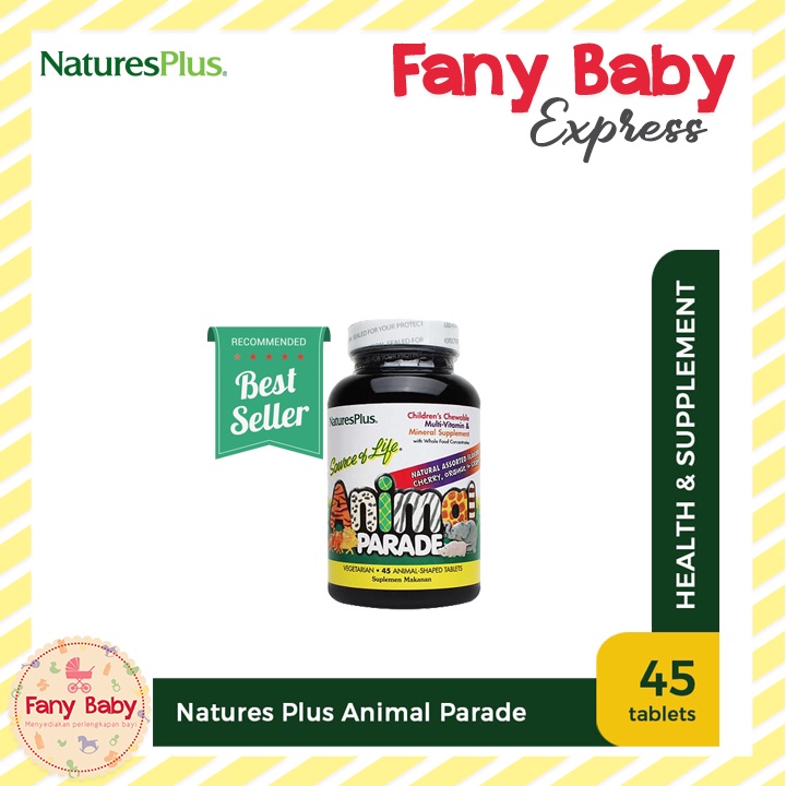 NATURE'S PLUS ANIMAL PARADE ISI 45 / 90 TABLET KUNYAH