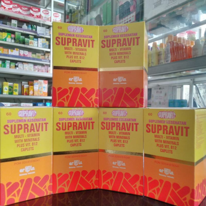 SUPRAVIT ISI 60 KAPLET Multi vitamin suprafit