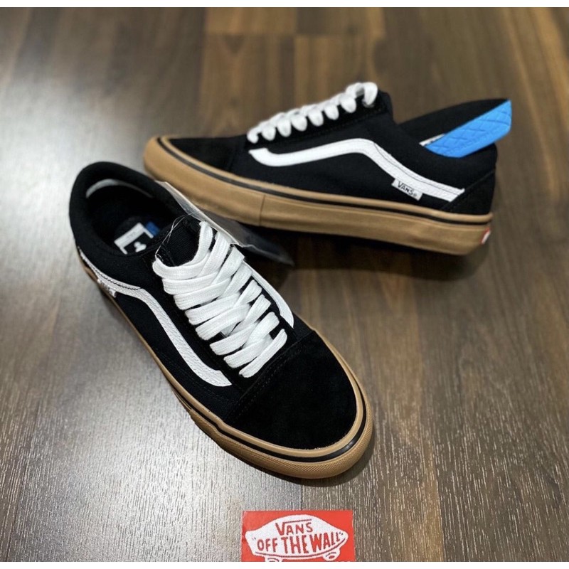 Vans Oldskool Pro Black Gum Laces