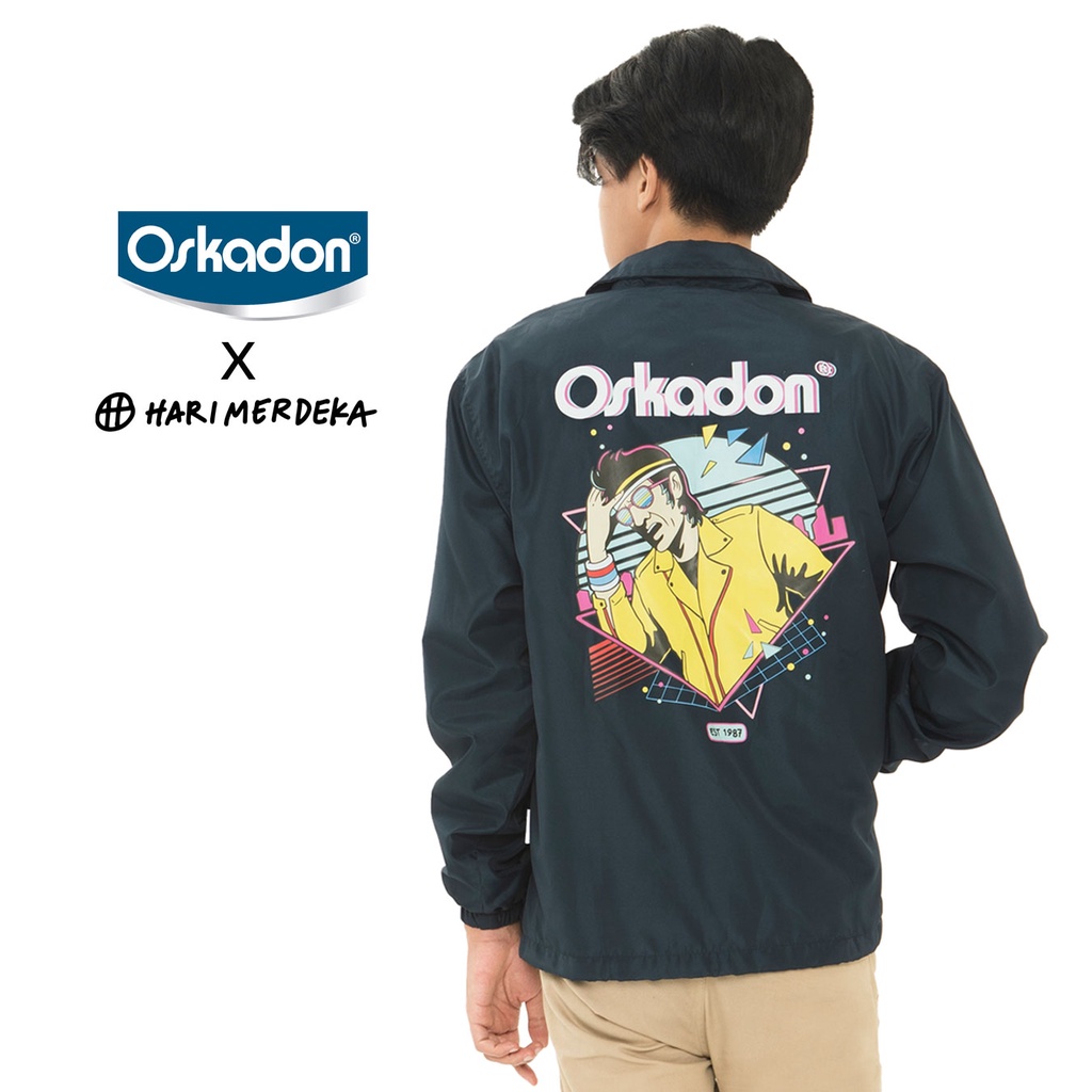 TAGS COACH JAKET OSKADON x HARI MERDEKA KEPALA DISKO