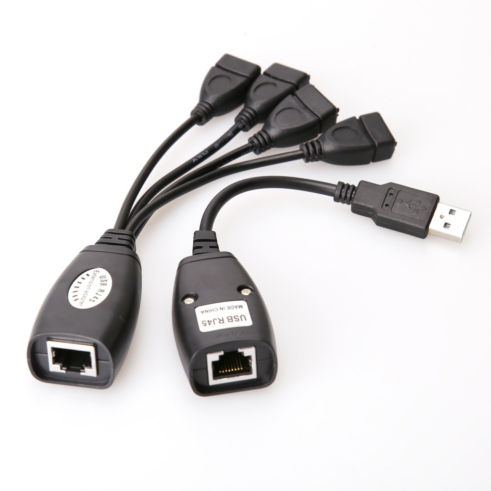 USB HUB Extender Single Kabel Lan CAT5 / 6 High Quality