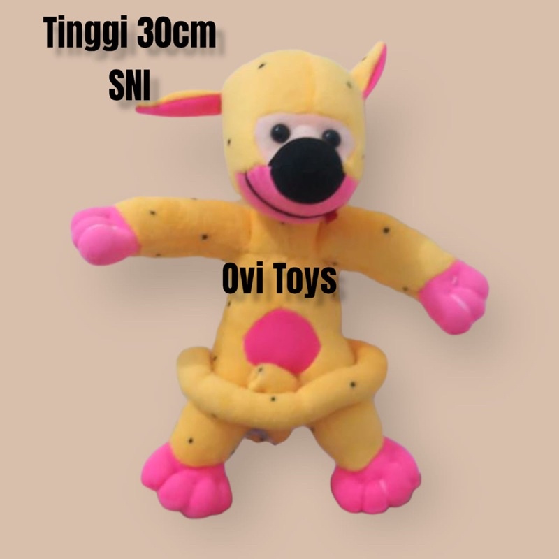 Boneka Marsupilami Gantungan Mobil Tinggi 30cm Berlabel SNI