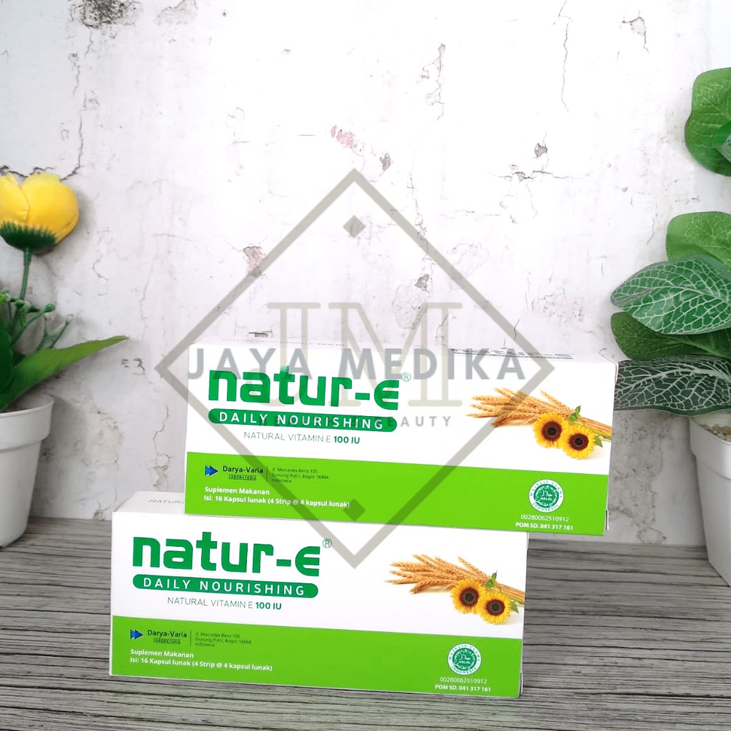 Natur - E Natural Vitamin E 100 IU Per Strip isi 4 Kapsul