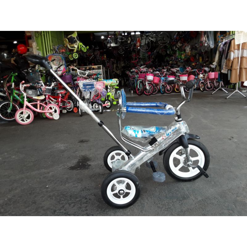 sepeda roda tiga alfrex nikel seatbelt