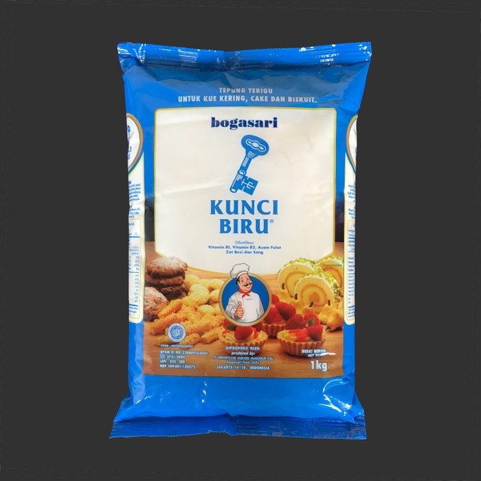 

cs01477 Tepung Terigu Kunci Biru Kemasan 1 Kg Da01D100