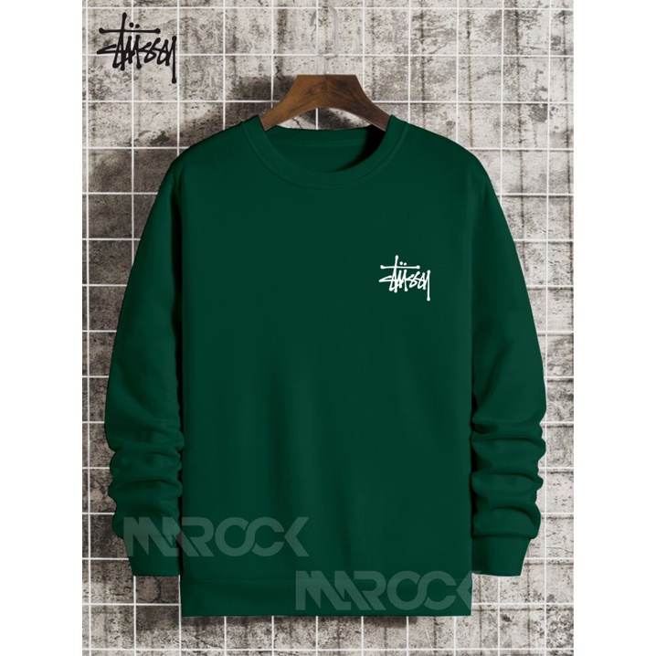 Crewneck Stussy - Sweater Pria Crewneck Premium