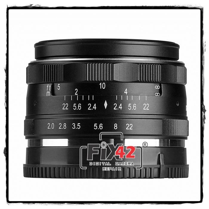 Lensa Meike 50mm F2.0 Manual Fix Focus For Canon Mirrorless EOS M EF-M