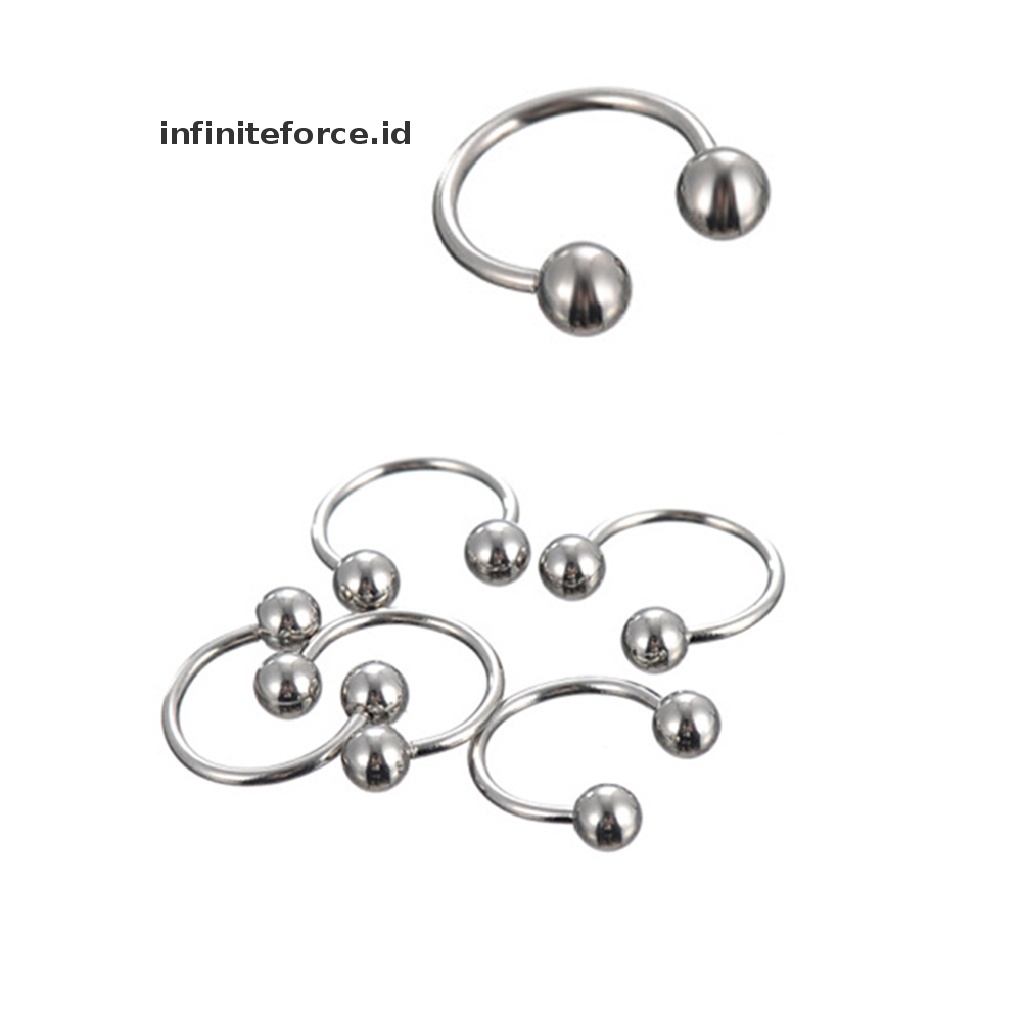85pcs Anting Tindik Lidah / Alis / Bibir / Pusar Bahan Stainless Steel