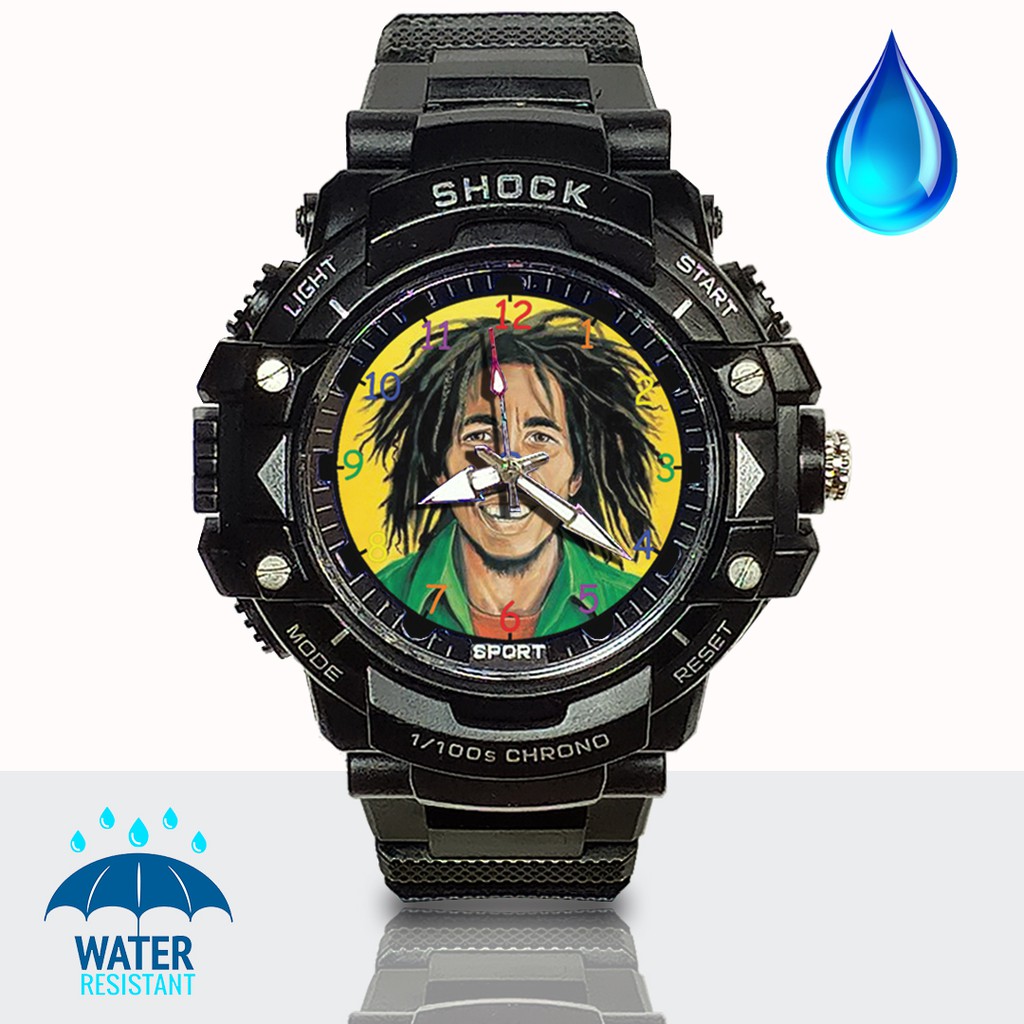 (JOS GANDOS BOS) Jam Tangan BOB MARLEY (Exclusive)