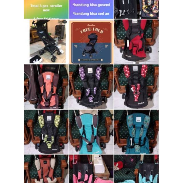 TANPA TAS Stroler isport stroller wave iflex