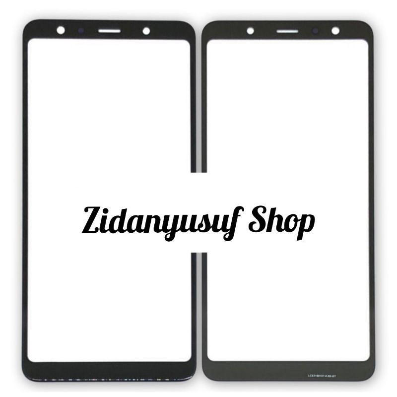 KACA LCD+LEM OCA SAMSUNG A7 2018 A750 KACA DEPAN KACA TOUCHSCREEN ORI