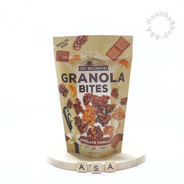 

East Bali Cashews Granola Bites Chocolate Vanilla