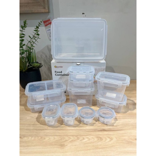 Appetite Preston Food Container 12set dengan tutup