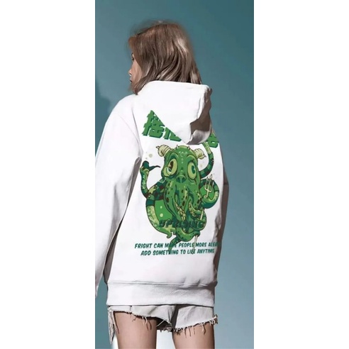 Octopus Sweater XL Outerwear Sweter Hoodie Oversize Besar Pria Matt Fleece Tebal Fashion Terlaris | Sweater Keren Pria FLEECE Tebal Casual Fashion Korean Style Terbaru