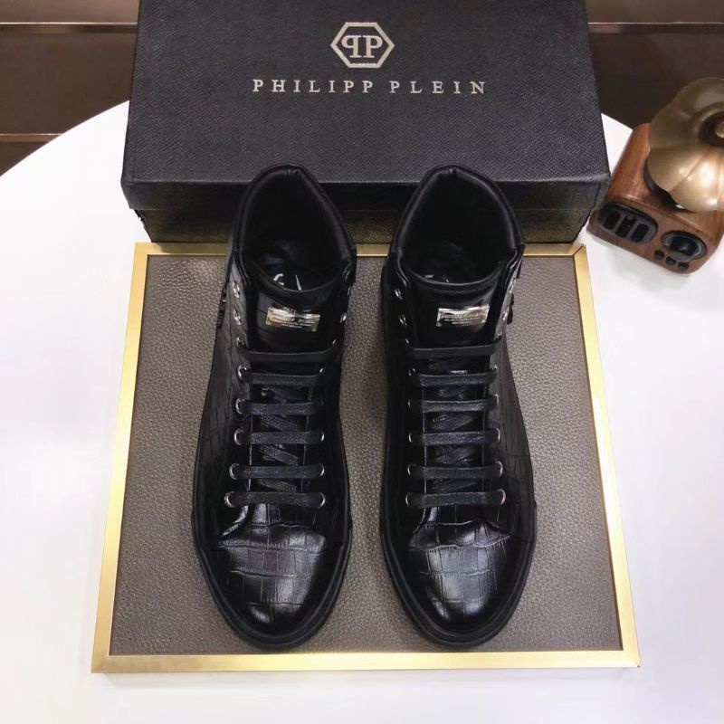 sepatu boots sneaker philipp plein mirror men shoes cowok branded pp top P1SHOES