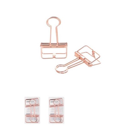

MINISO 32mm Klip 2 Paket Warna Cerah, Desain Khusus 32mm Clip 2 Pack