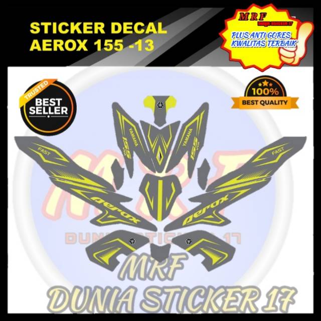 dekal aerox stiker decal aerox decal stiker aerox stiker motor aerox decal motor aerox 13