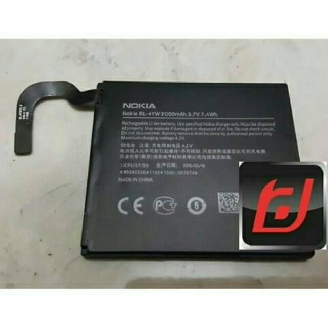 Baterai original Nokia Lumia 925 BL-4YW.