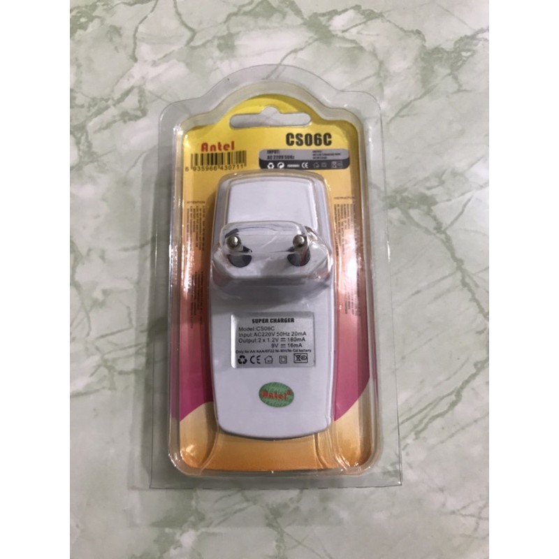 Cas Baterai Antel AA AAA 9V / Charger Universal A2 A3 CS06C