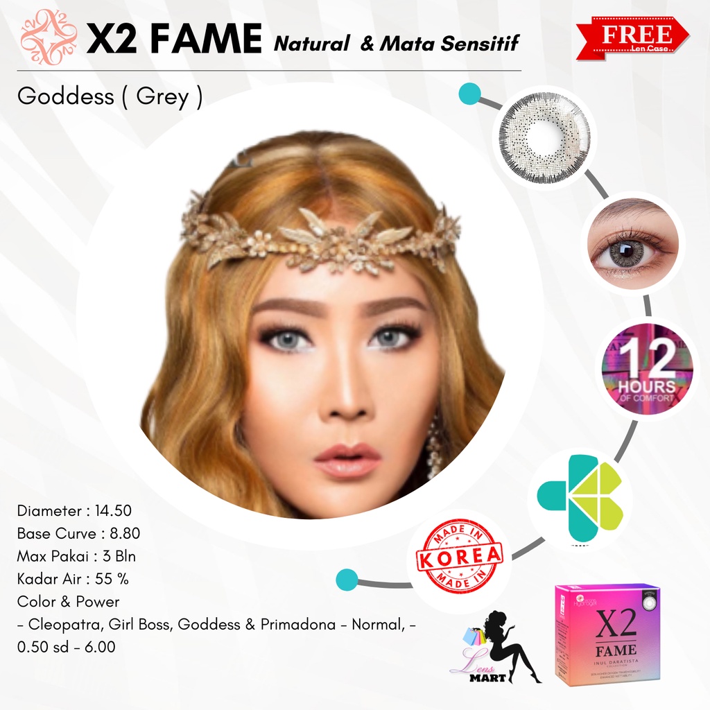 SOFTLENS X2 FAME X INUL DARATISTA - MINUS 3.00 SD 6.00