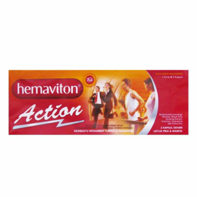Hemaviton Action 1 strip isi 5