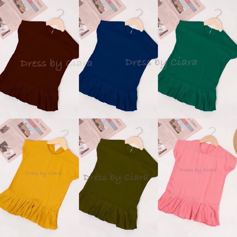 DASTER RUFFLE BUSUI SEBETIS / DASTER KEKINIAN / DASTER REMPEL VIRAL / DASTER BUSUI-Rempel anak