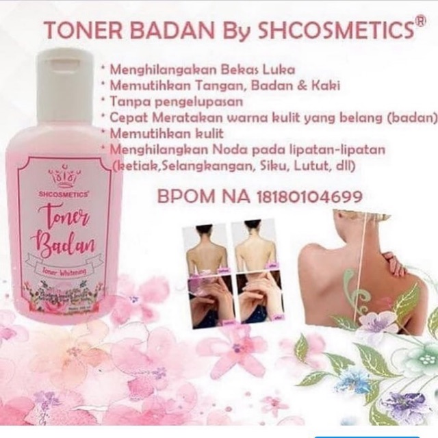 Toner Badan SH Cosmetic