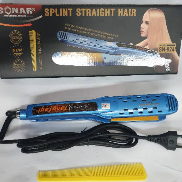 Catok Rambut Sonar Sn 824 alat catokan bagus dan termurah with temperatur good quality 01-168-sn