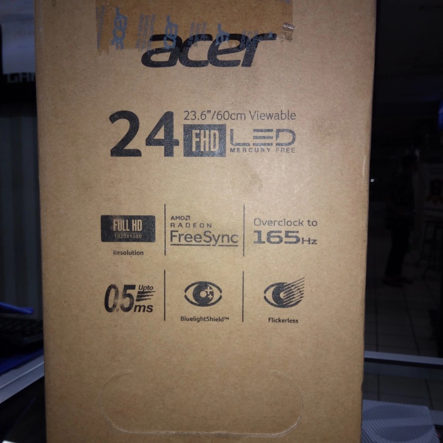 LED MONITOR GAMING ACER 24" KG241Q sbiip 165Hz