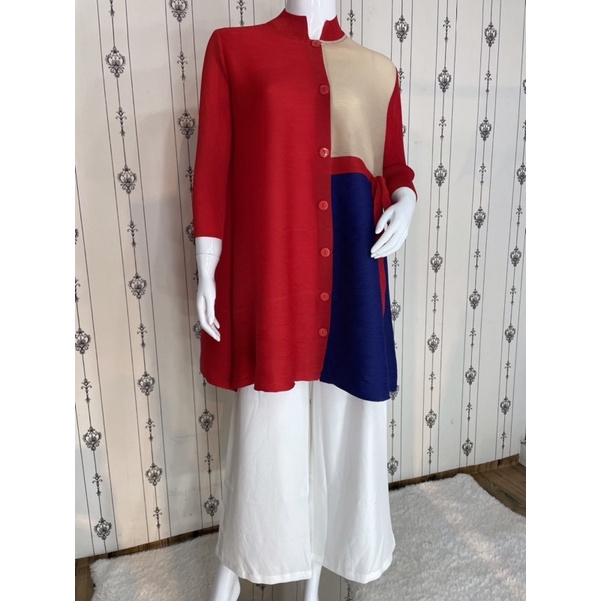 BLUS TUNIK NAIK TURUN VIRAL plisket prisked