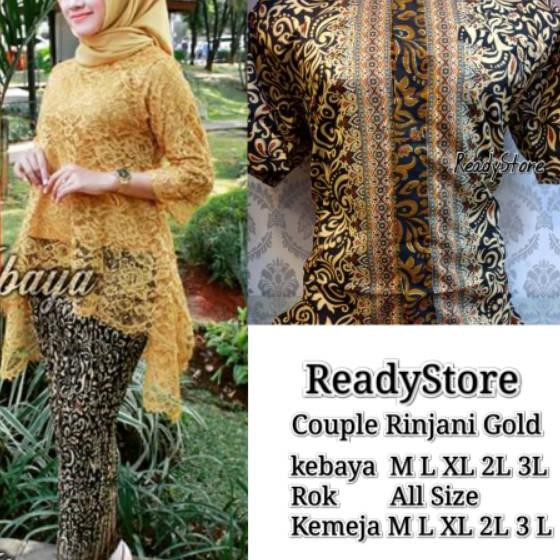 [ CTZ ] 4in1 SET RINJANI FAMILY /COUPLE RINJANI DAN KEMEJA BATIK/JUMBO 