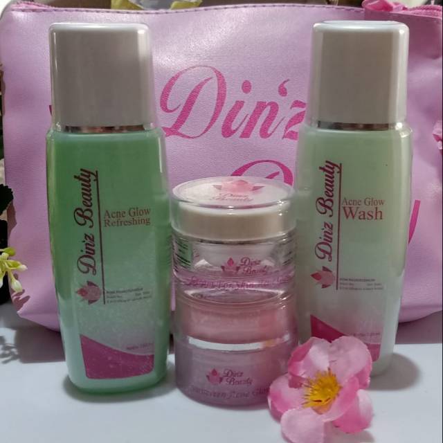 (Din'z Beauty Skincare) Paket Acne Glow