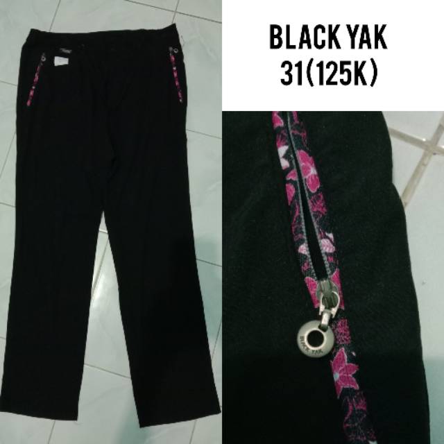 Celana outdoor black yak