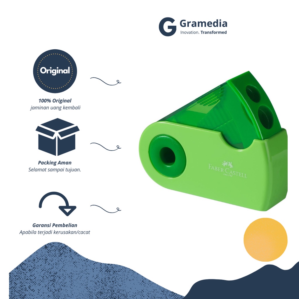 

Gramedia Cikupa - Faber Sleeve Sharpener 18702