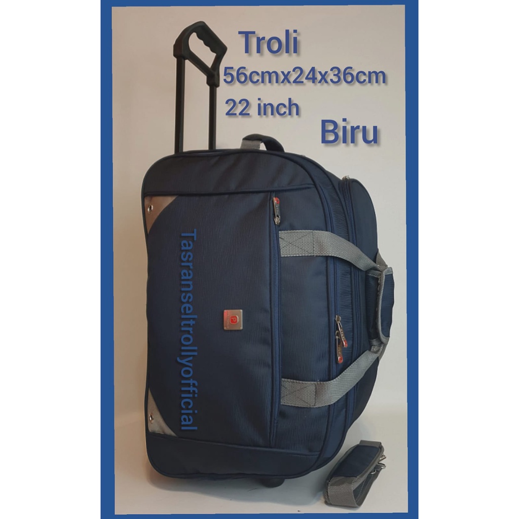 Tas Pakaian Troli Polo Interclub 56cmx24x36cm ukuran medium original.