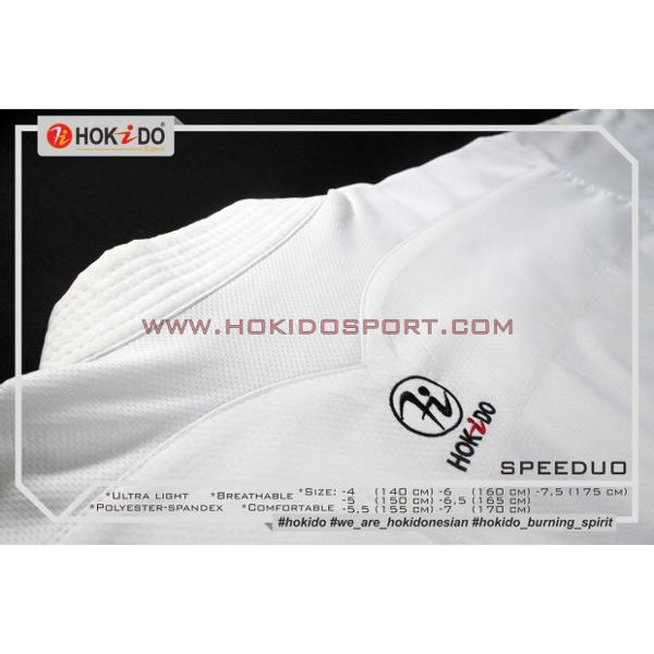 PROMO DISKON TERLARIS TERBARU  TERBAIK  MURAH BL!  Baju karate kumite HOKIDO speeduo WKF Approved