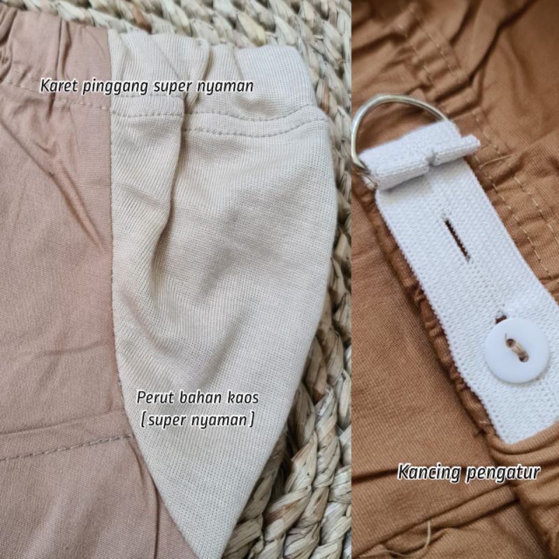 Celana Hamil JUMBO (LP ±75-125cm) Katun Stretch //JF4656