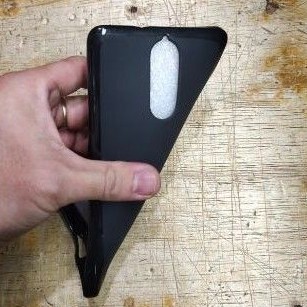 LENOVO K5 NOTE karet softcase silikon karet hitam MANTUL MURAH MERIAH