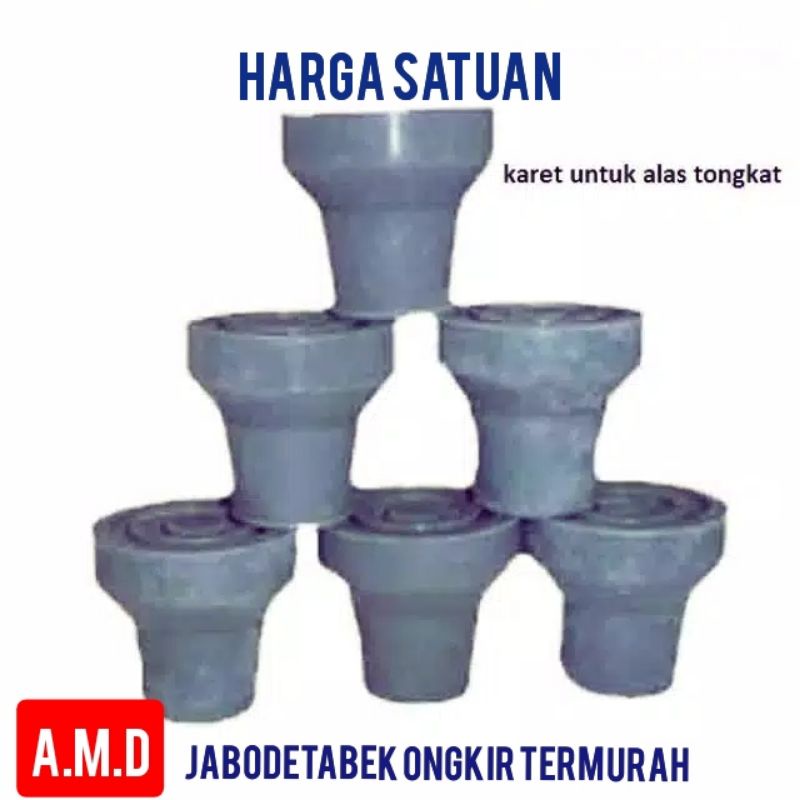 karet tongkat kaki 3/4/alas bawah tongkat kaki 3 dan 4