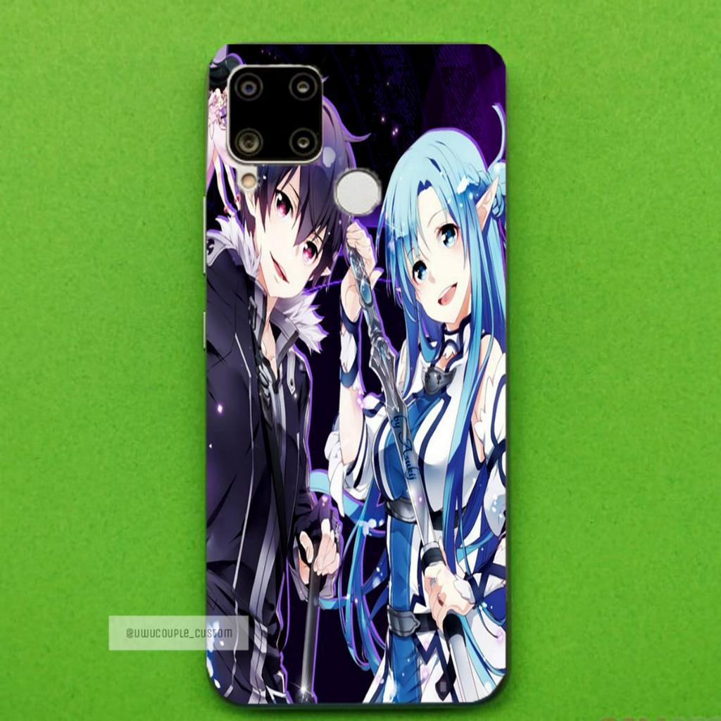 Custom Case Anime Sword Art Online Kirito & Asuna (Kode  : C0010)