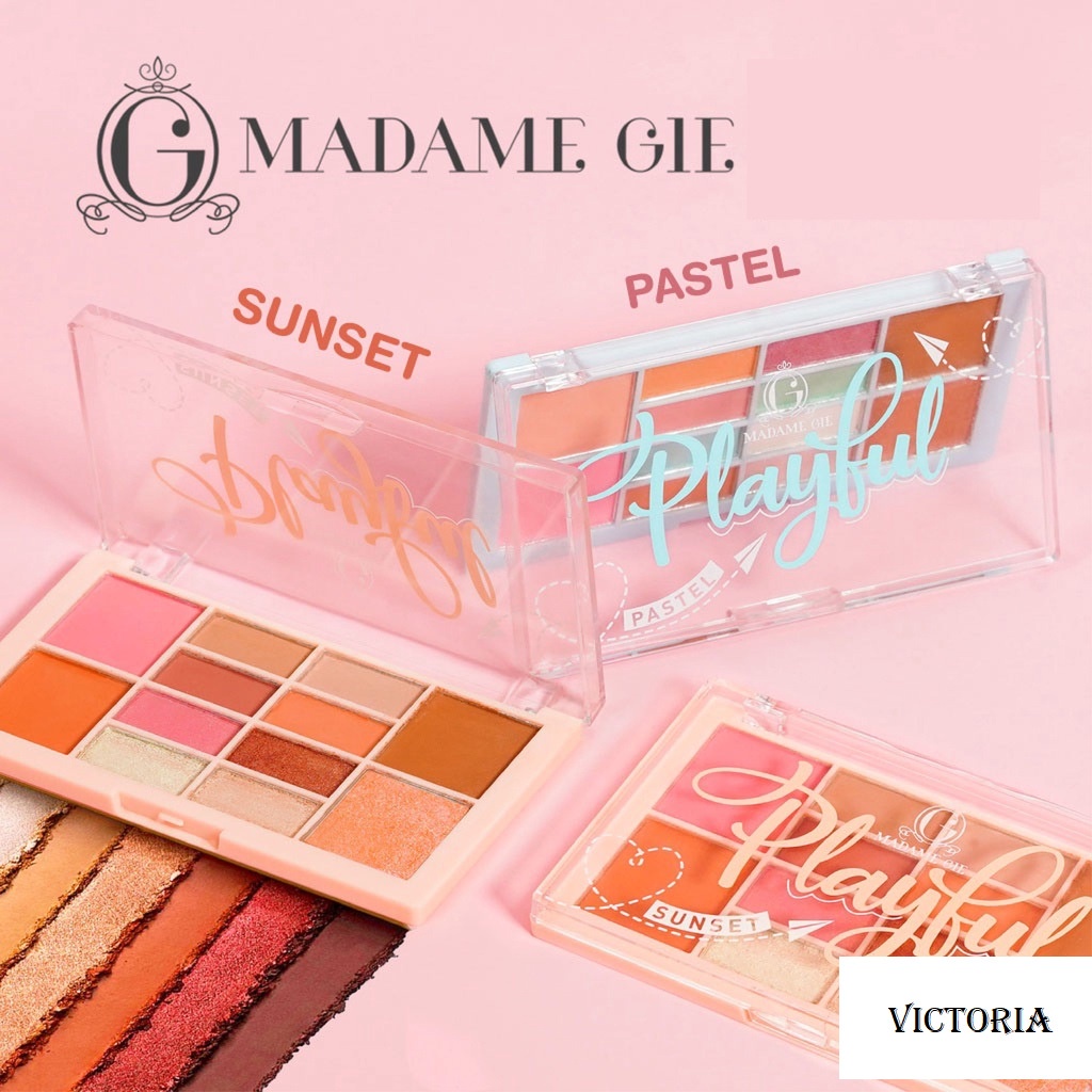 MADAME GIE To Go GET AWAY Make Up Kit Complete Face Pallete Take5 Palet wajah (VC)