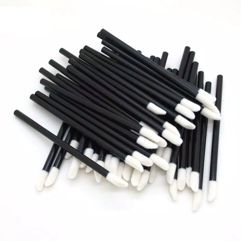 Lip Wand Applicator Lip Gloss Tint Kuas Bibir Sekali Pakai Stik Lipstick Lipcream-F100 Lip Brush